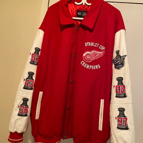 Mitchell and Ness Detroit redwings jacket - Picture 1 of 1
